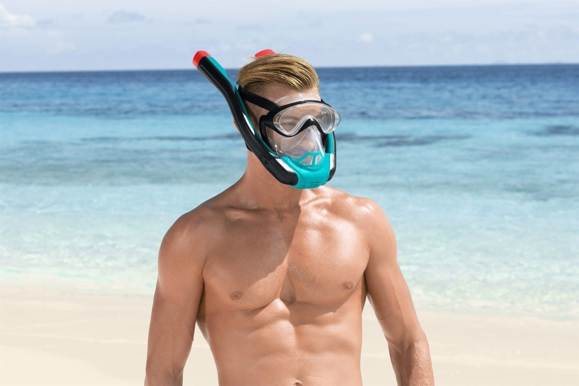 Bestway Flowtech Adult Full-Face Snorkel Mask Set L/XL