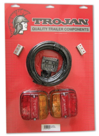 Trojan Combination Tail Lamp Kit 12v