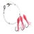 H2O Pro 3-Hook Lumo Squid Electric Dropper Rig 13/0 Pink Lumo