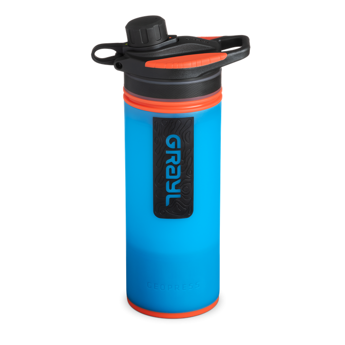 GRAYL GeoPress Purifier Water Bottle Chroma Edition 710ml Bali Blue