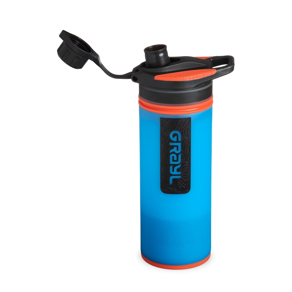 GRAYL GeoPress Purifier Water Bottle Chroma Edition 710ml Bali Blue