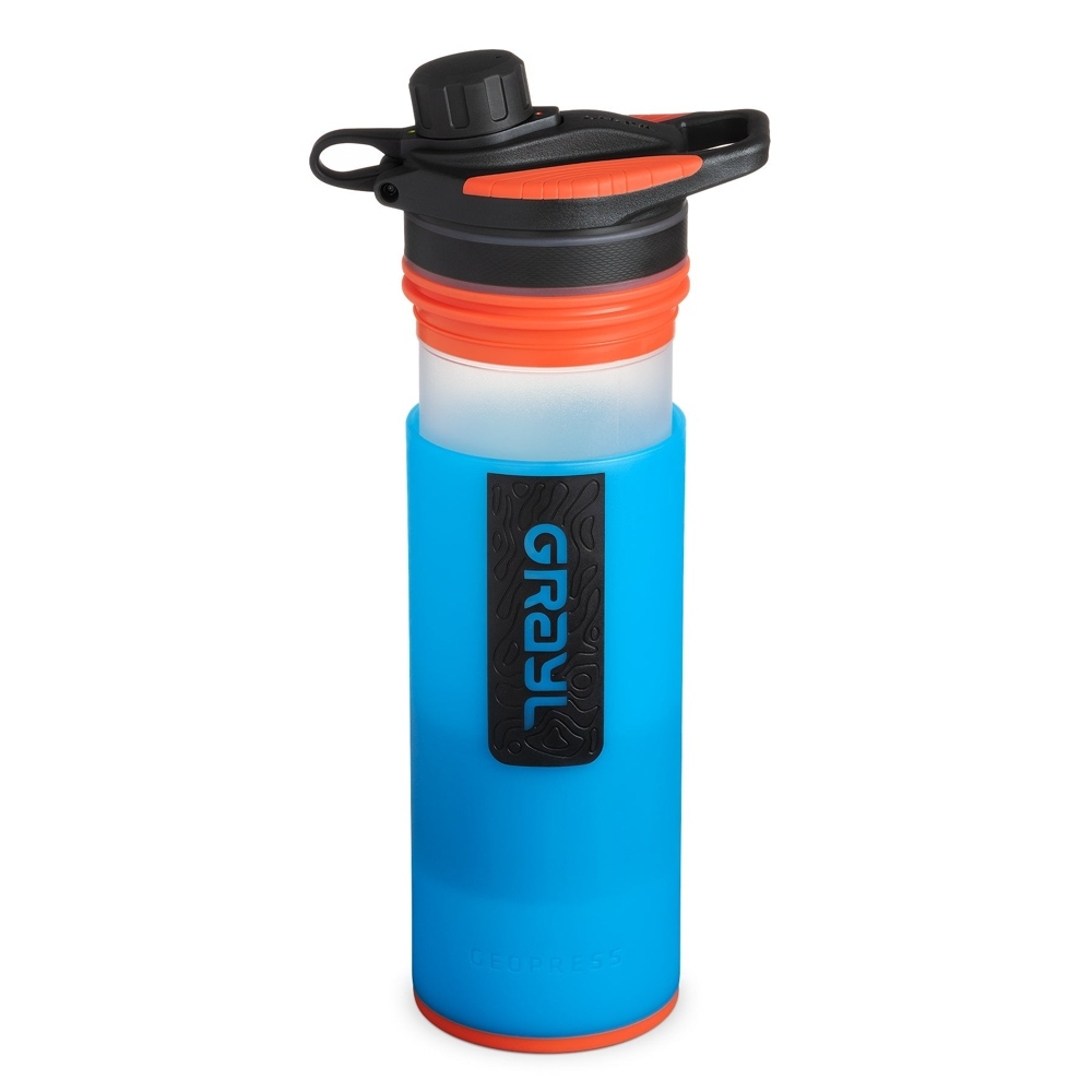 GRAYL GeoPress Purifier Water Bottle Chroma Edition 710ml Bali Blue