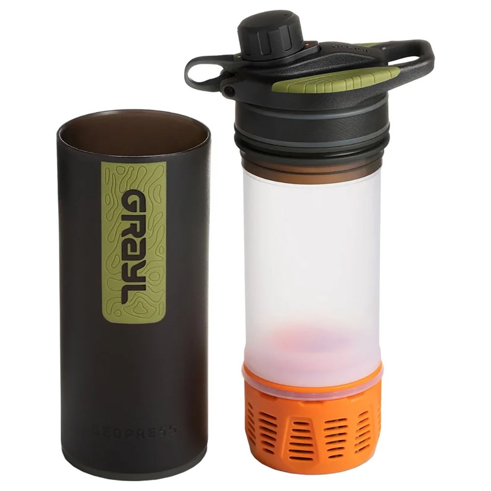 GRAYL GeoPress Purifier Water Bottle Chroma Edition 710ml Black Camo