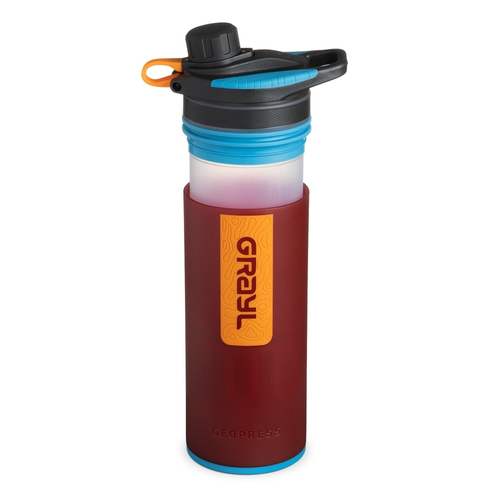 GRAYL GeoPress Purifier Water Bottle Chroma Edition 710ml Wanderer Red