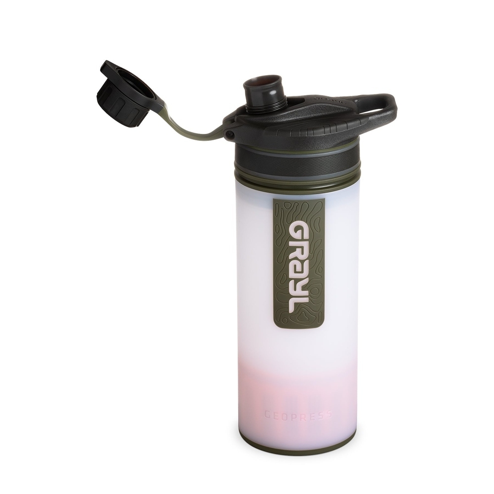 GRAYL GeoPress Purifier Water Bottle Nature Edition 710ml Camo Black