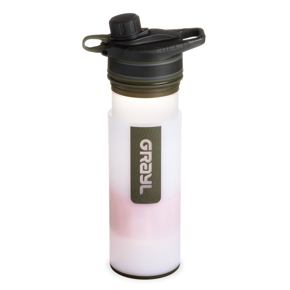 GRAYL GeoPress Purifier Water Bottle Nature Edition 710ml Camo Black