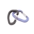 Wildo Accessory Carabiner 3 Qty Blueberry/Dark Grey