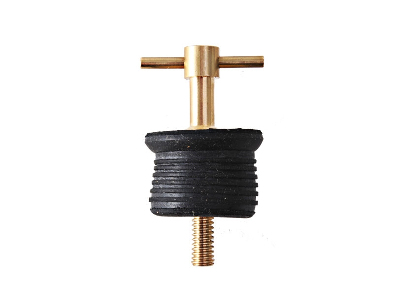 Brass Expanding Twist Top Boat Bung Drain Plug for 1'' Tube