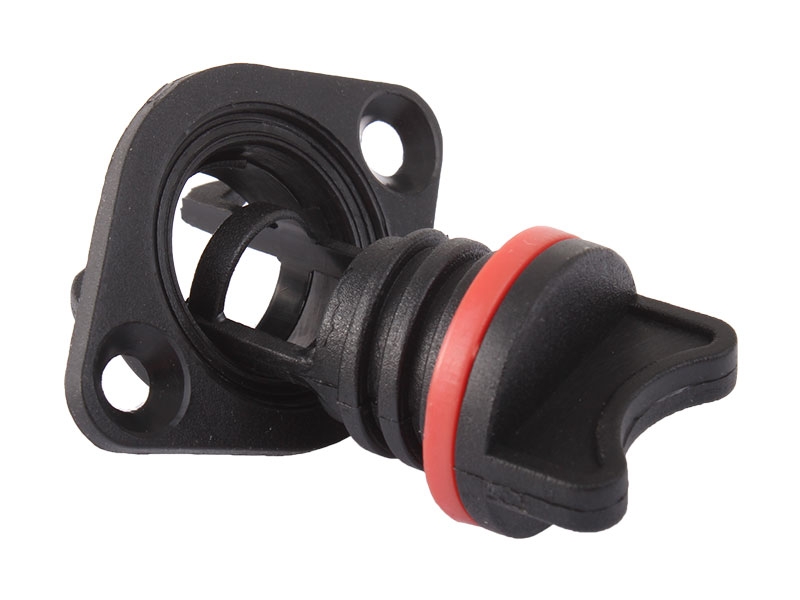 Bung with Base Black Small 25.4 x 50.8mm