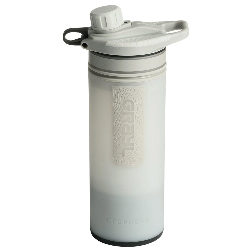 GRAYL GeoPress Purifier Water Bottle Covert Edition 710ml Peak White