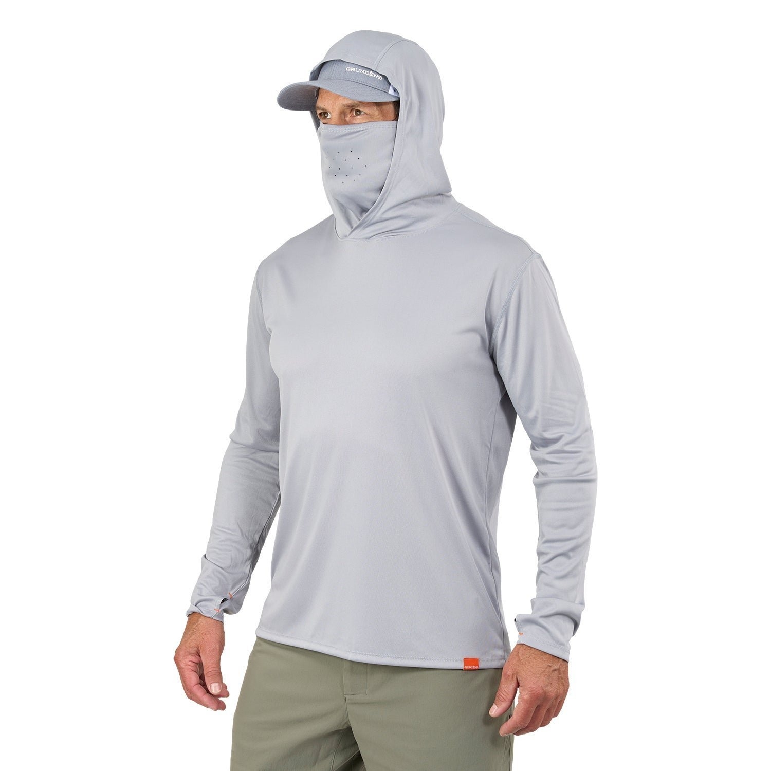 Grundens Tough Sun UPF50+ Mens Masked Hooded Jersey