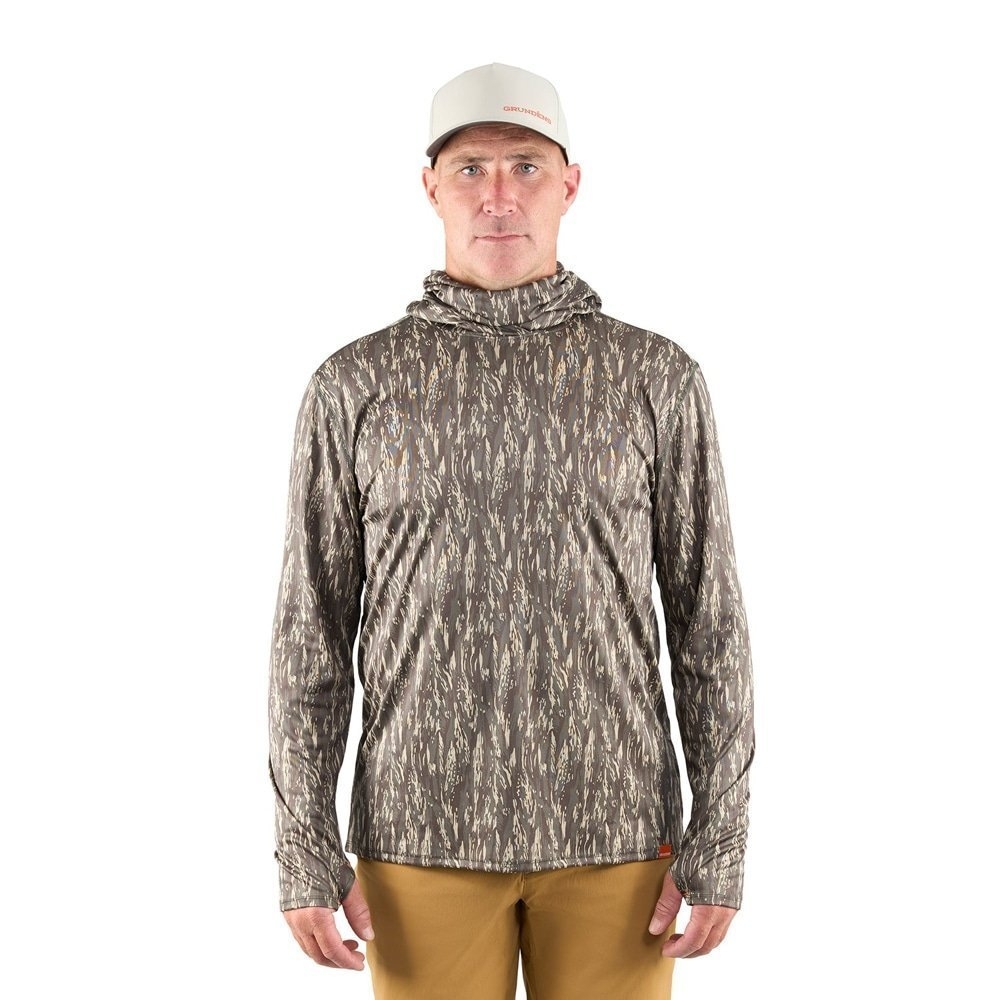 Grundens Tough Sun UPF50+ Mens Masked Hooded Jersey