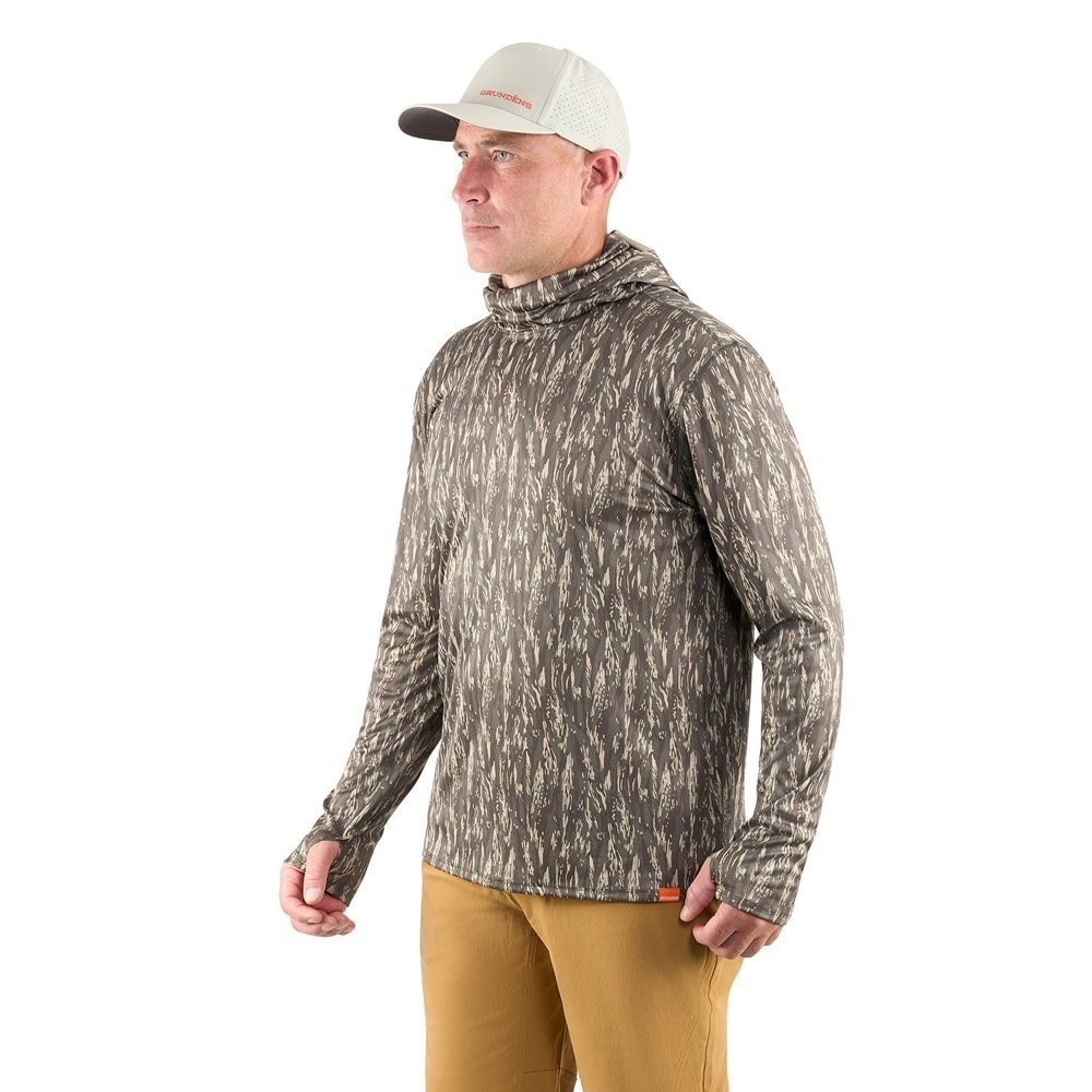 Grundens Tough Sun UPF50+ Mens Masked Hooded Jersey