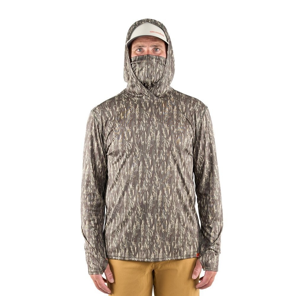 Grundens Tough Sun UPF50+ Mens Masked Hooded Jersey
