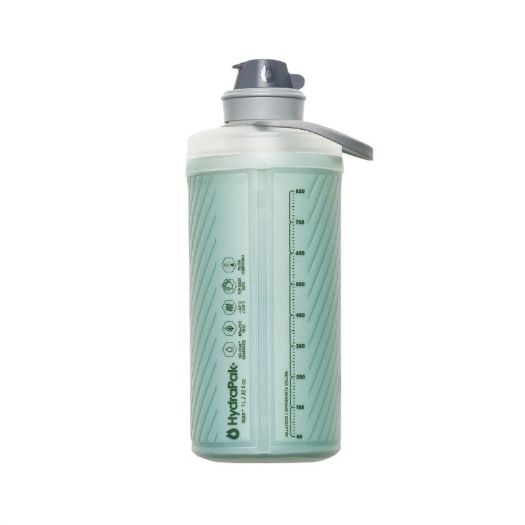 HydraPak Flux Water Bottle 1L Green