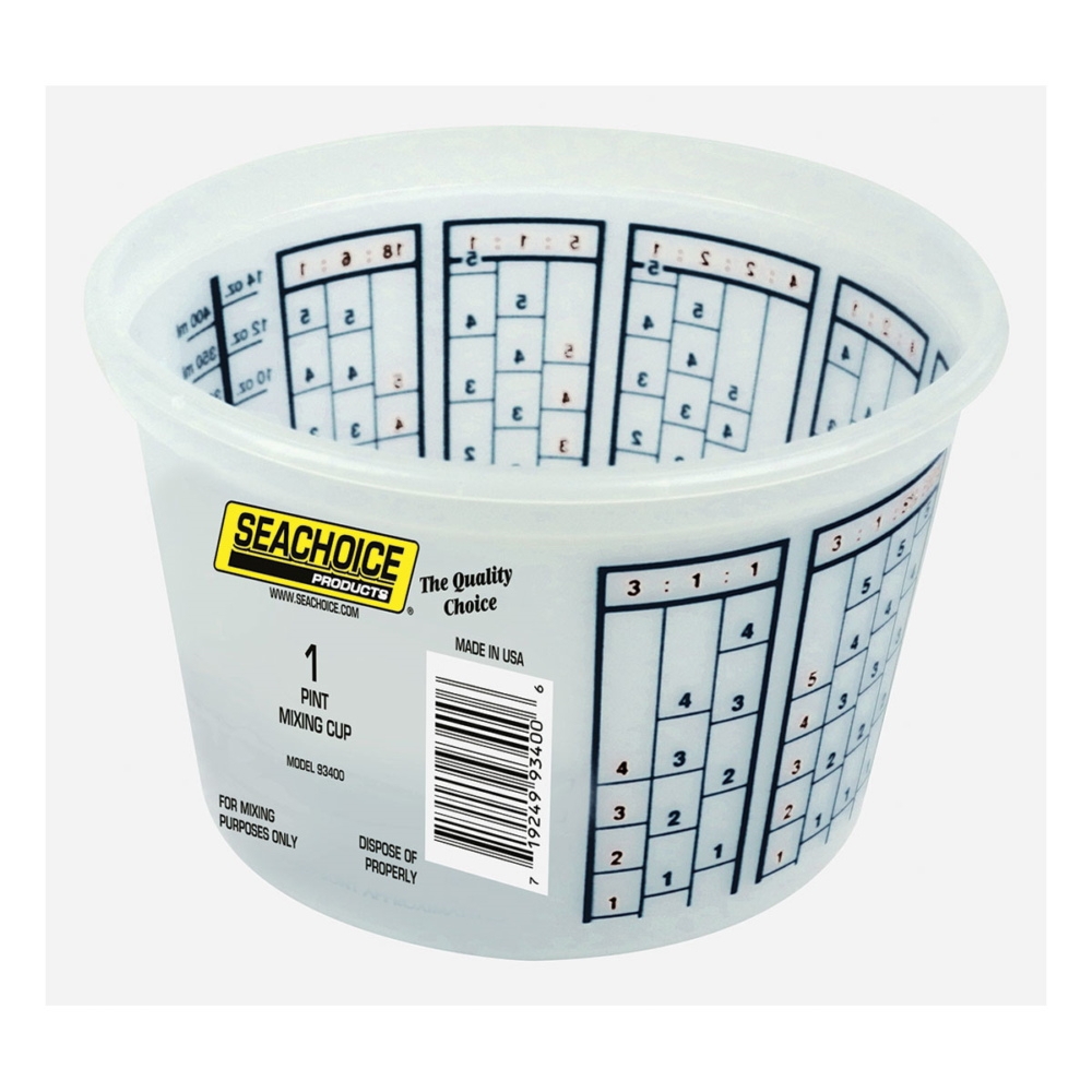 Seachoice Paint Mixing Bucket 1/2 Pint
