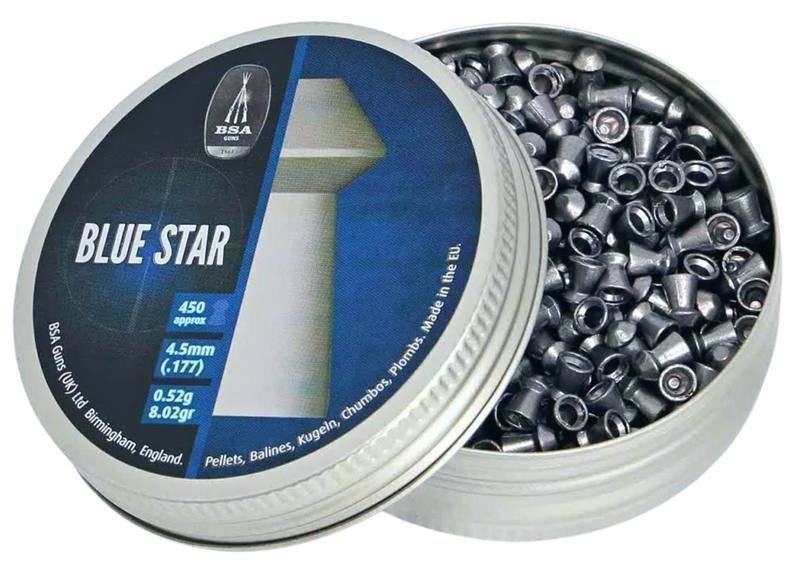 BSA .177 Blued Star Pellets 450 Pellets