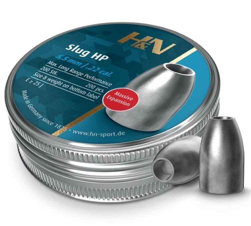 H&N Sport .22 Slug Hollow Point II 25gr Pellets 200 Rounds