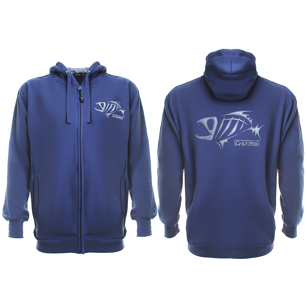 G.Loomis Fleece Hoodie Blue Small