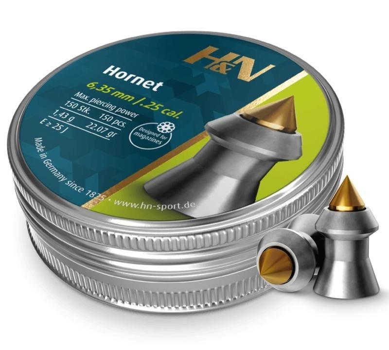 H&N Sport .25 Hornet Pellets 150 Rounds Qty 10