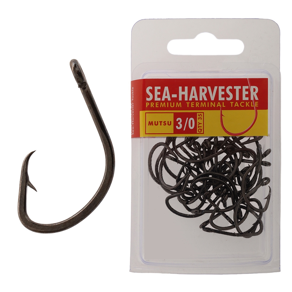 Sea Harvester Mutsu Hooks Bulk Pack 3/0 Qty 35