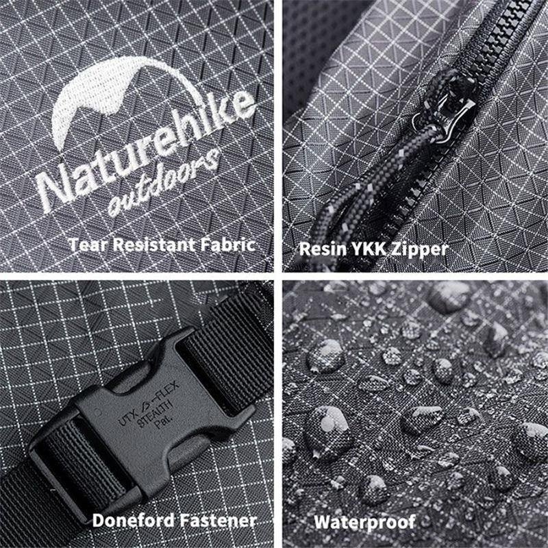 Naturehike ROCK Mountaineering Backpack 40+5L Black