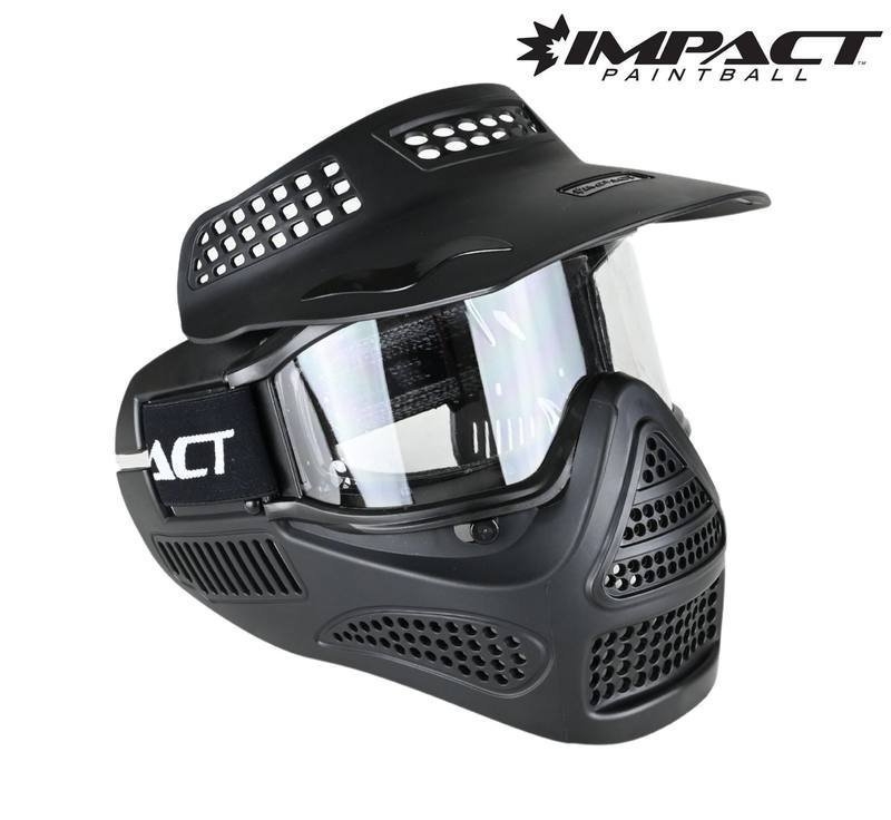 Impact 200 Single Lens Mask Paintball Accessory Package