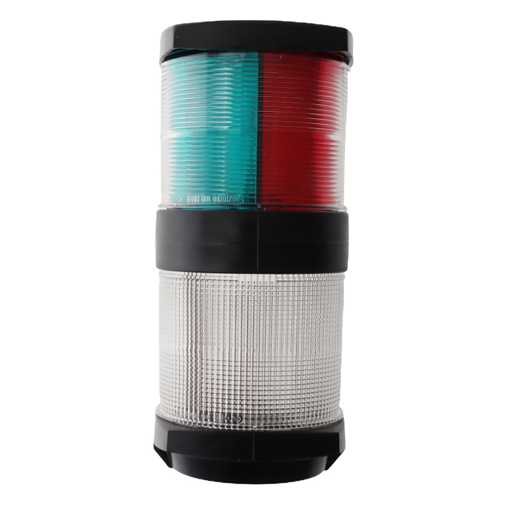 Hella Marine 2NM Tri-Colour Navigation Light with Anchor Black Housing 12V