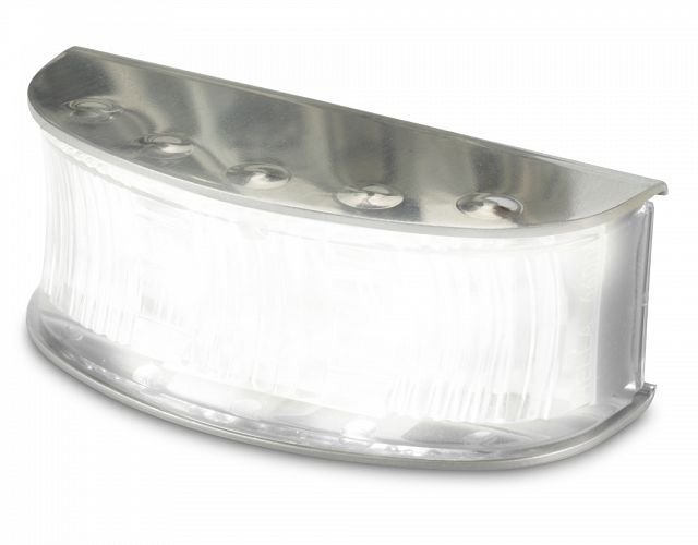 Hella Marine DuraLED Front Position/End Outline Lamp Polished Stainless Steel Housing