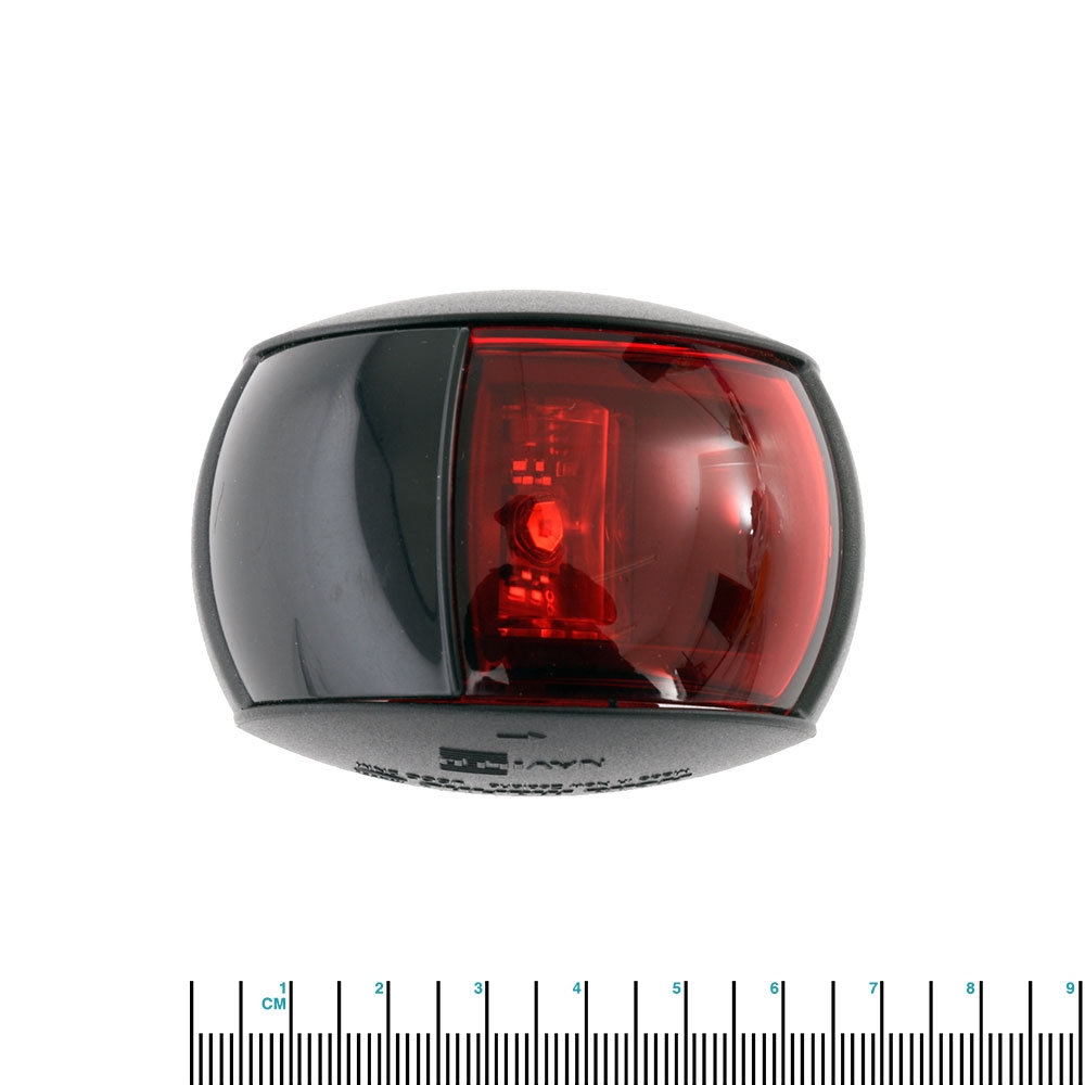 Hella Marine 2NM NaviLED Port Red Navigation Light 2W Black 12cm Cable