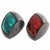 Hella Marine 2NM NaviLED Port and Starboard Navigation Lights Pair Coloured Lens Black Shroud