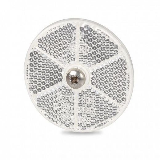 Hella Marine Retro Reflector 60mm White Screw Mount