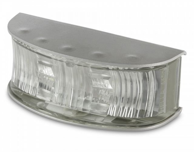 Hella Marine DuraLED Front Position/End Outline Lamp Polished Stainless Steel Housing