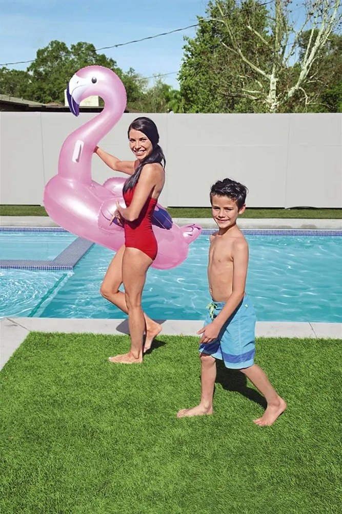 Bestway Flamingo Ride-On Inflatable Pool Float 1.27 x 1.27m