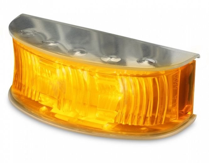 Hella Marine DuraLED Front End Outline Lamp Matte Stainless Steel Housing