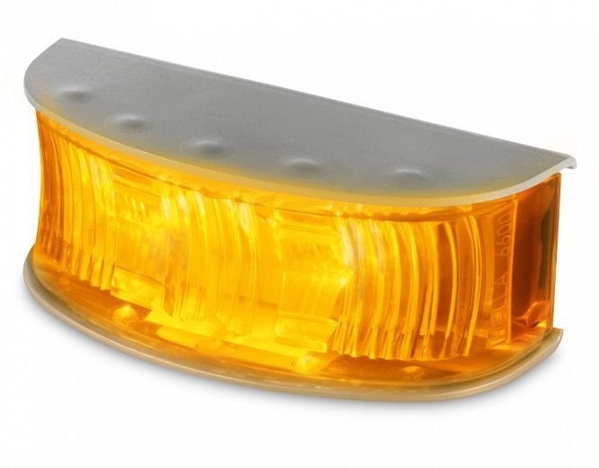 Hella Marine DuraLED Front End Outline Lamp Matte Stainless Steel Housing