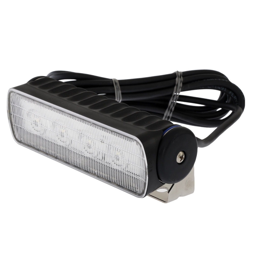 Hella Marine Sea Hawk-R LED Floodlight Bracket Mount Wide Spread Black