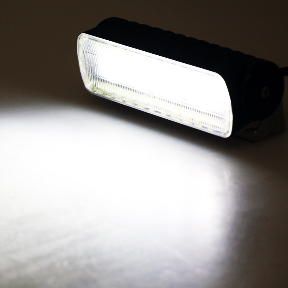 Hella Marine Sea Hawk-R LED Floodlight Bracket Mount Wide Spread Black