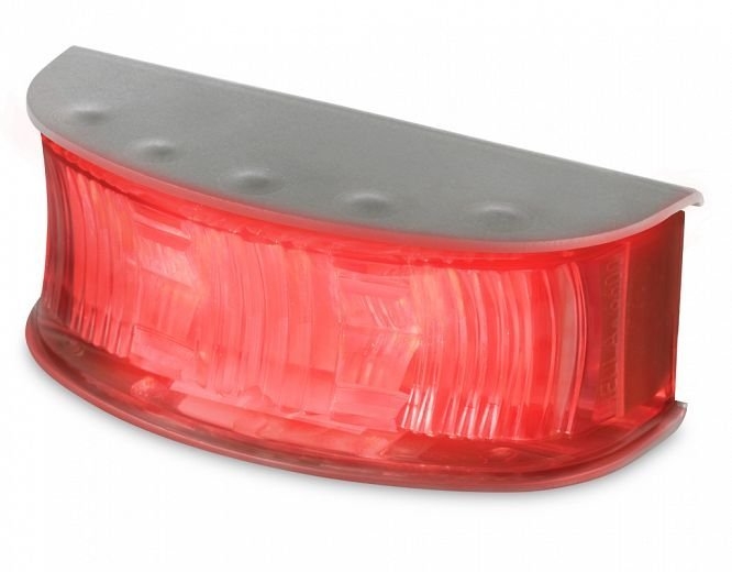 Hella Marine DuraLED Rear Position/End Outline Lamp Grilamid Lens Matte Stainless Steel Housing