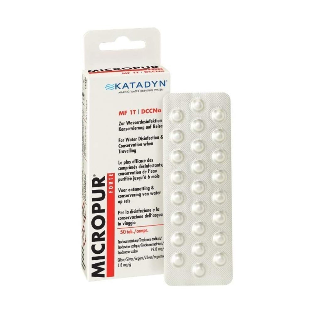 Katadyn Micropur Forte MF 1T DCCNa Water Purifier Tablets Qty 50
