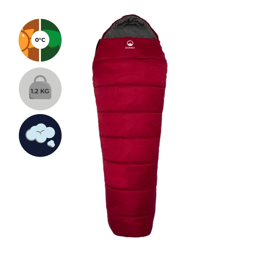 Domex Nimbus 200 Sleeping Bag Burgundy