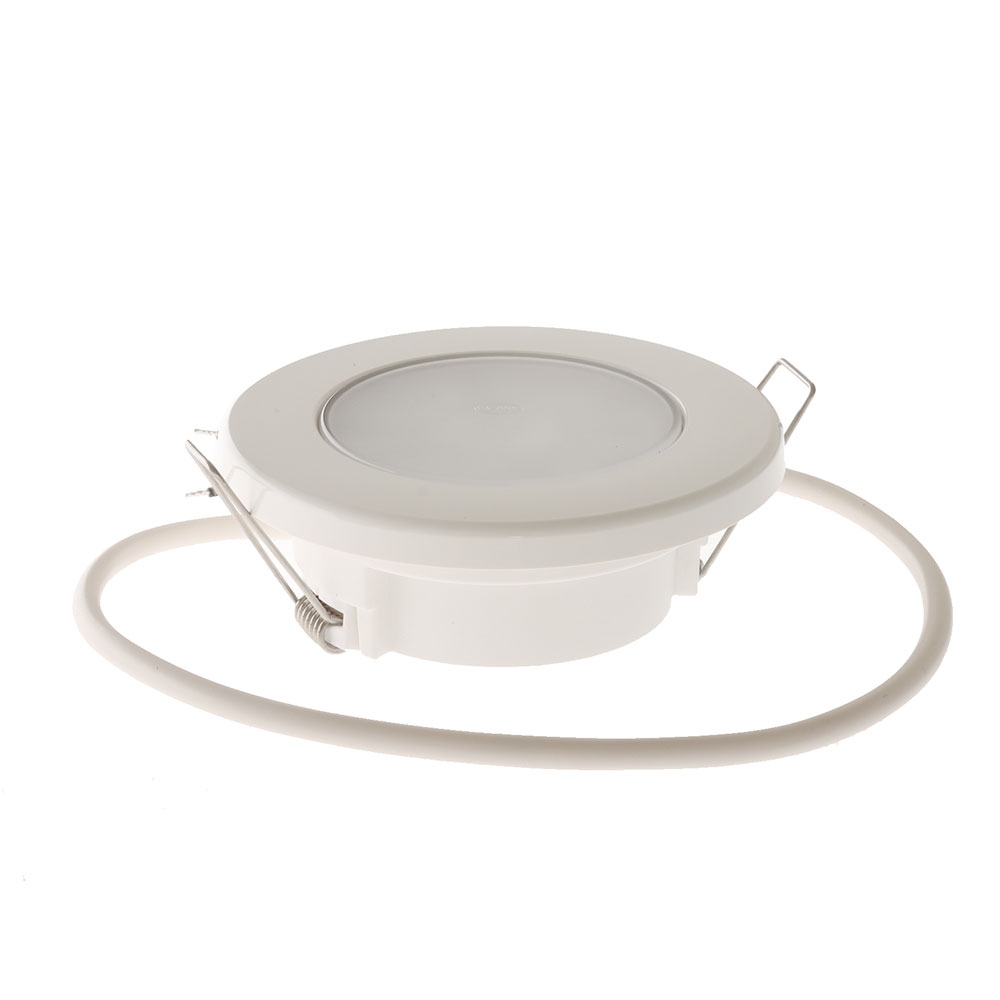 Hella Marine EuroLED 95 Downlight 10-33V Warm White Spring Mount - White Rim Box