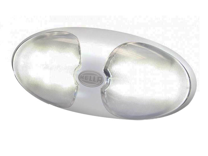 Hella Marine 2.5w White DuraLED 12 Lamp Black Shroud
