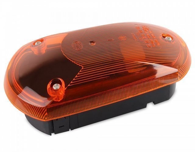 Hella Marine Supplementary Side Direction Indicator Lamp Cat 6 24V Amber Lens