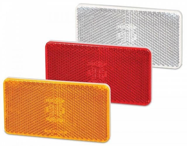 Hella Marine Retro Reflector 105x55mm Red