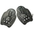 Aqualine Contoured Swimming Hand Paddles Large Black