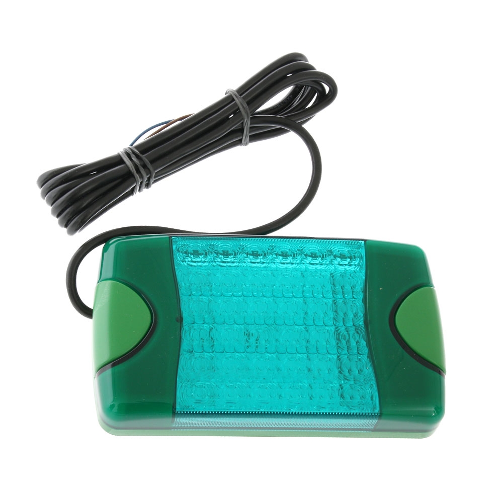 Hella Marine DuraLED Multi-Flash Signal Lamp - Green Light - AUS/NZ Version