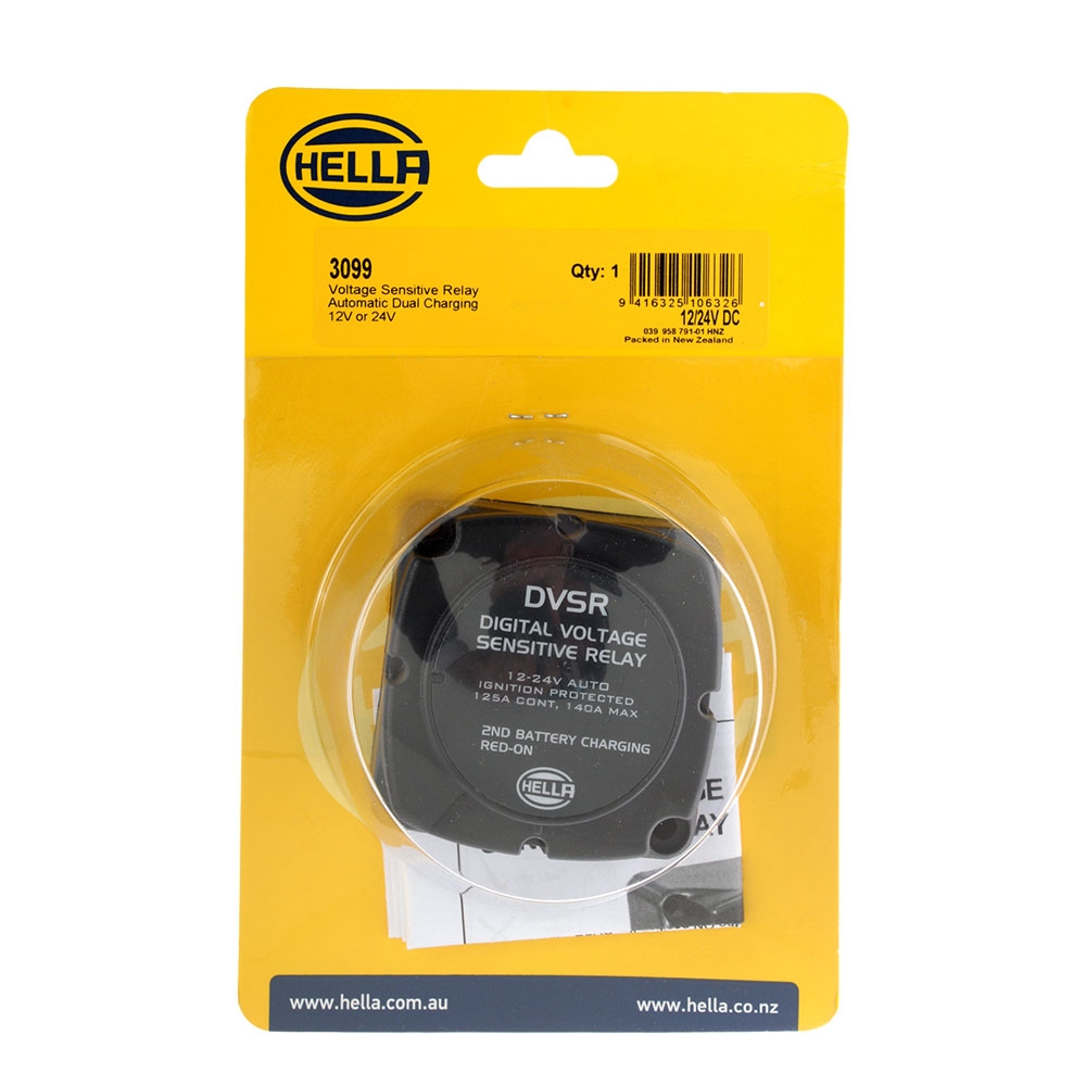 Voltage Sensitive Relay 12/24V