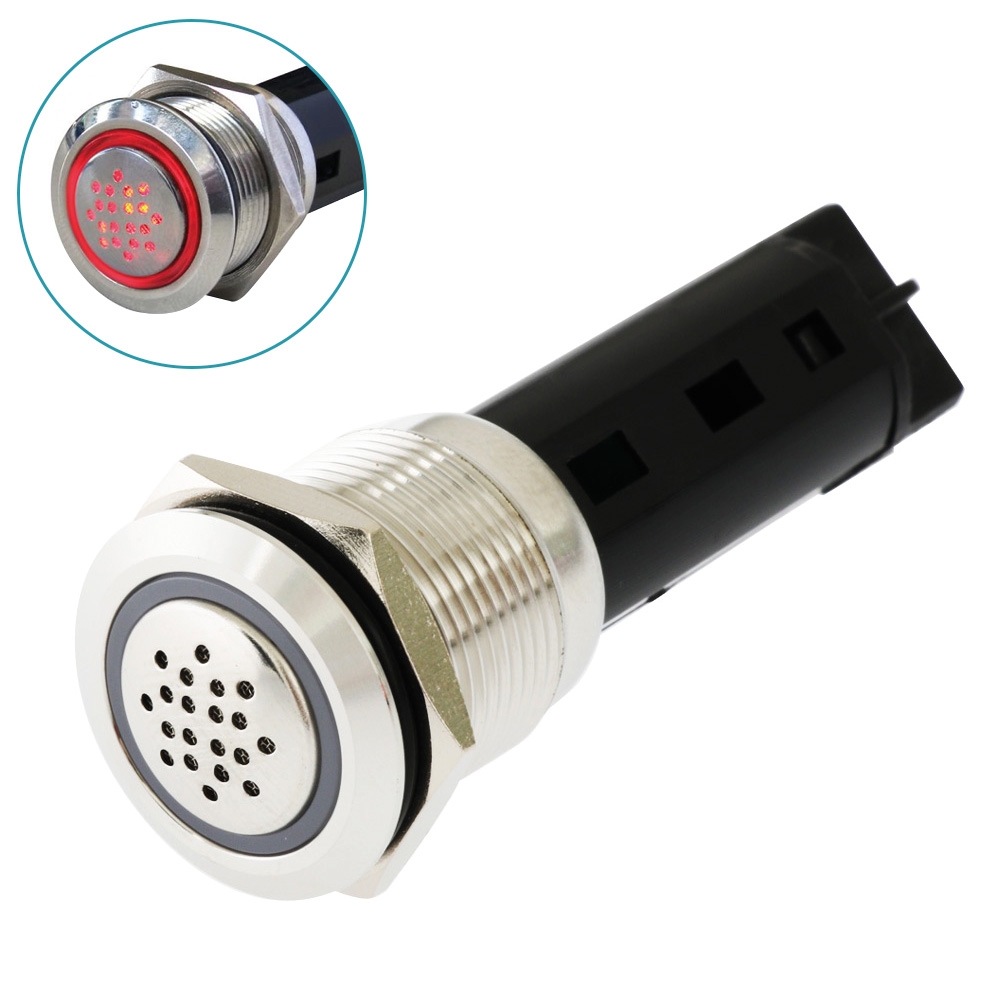 Hella Marine Stainless Steel Buzzers with LED Ring