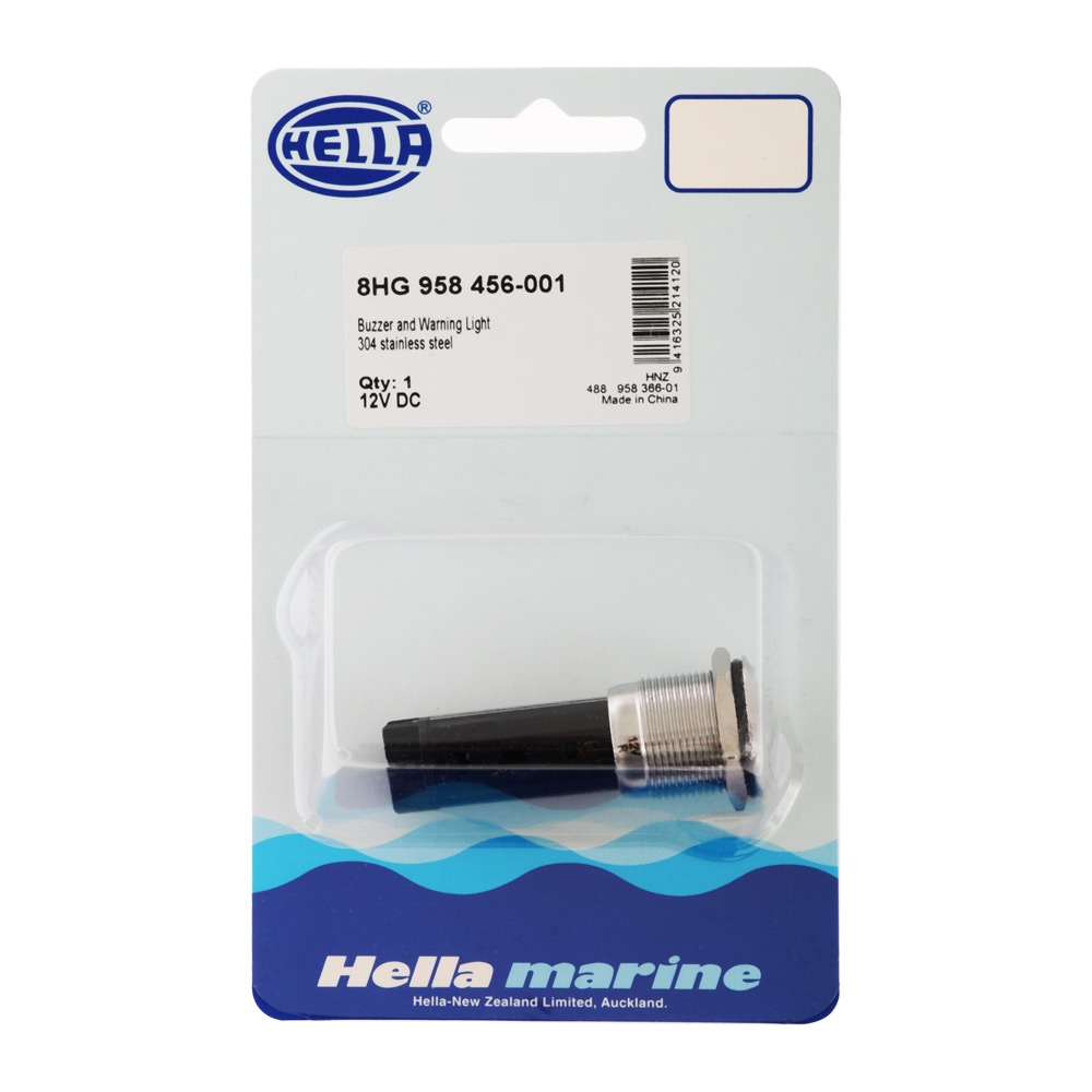 Hella Marine Stainless Steel Buzzers with LED Ring
